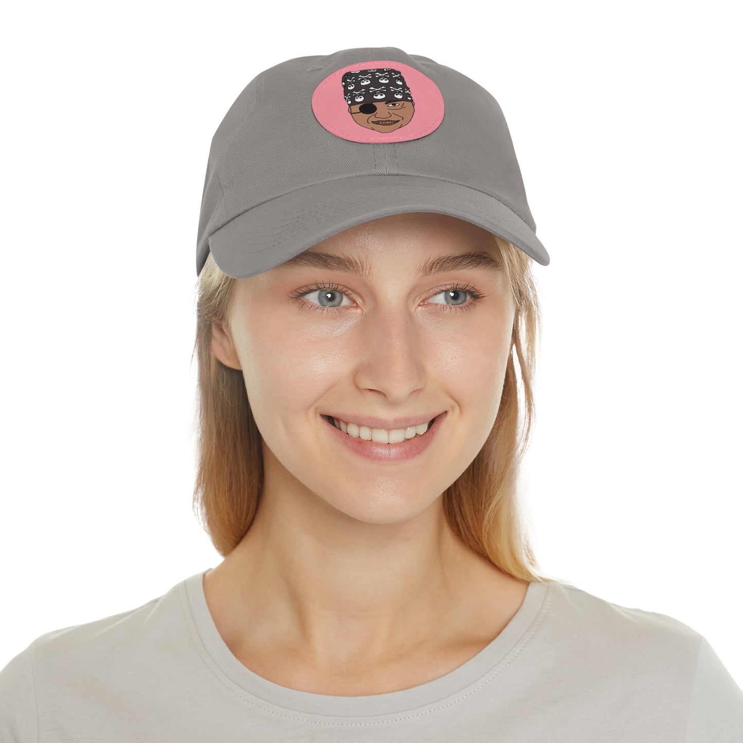TROL Dad Hat with Leather Patch (Round)