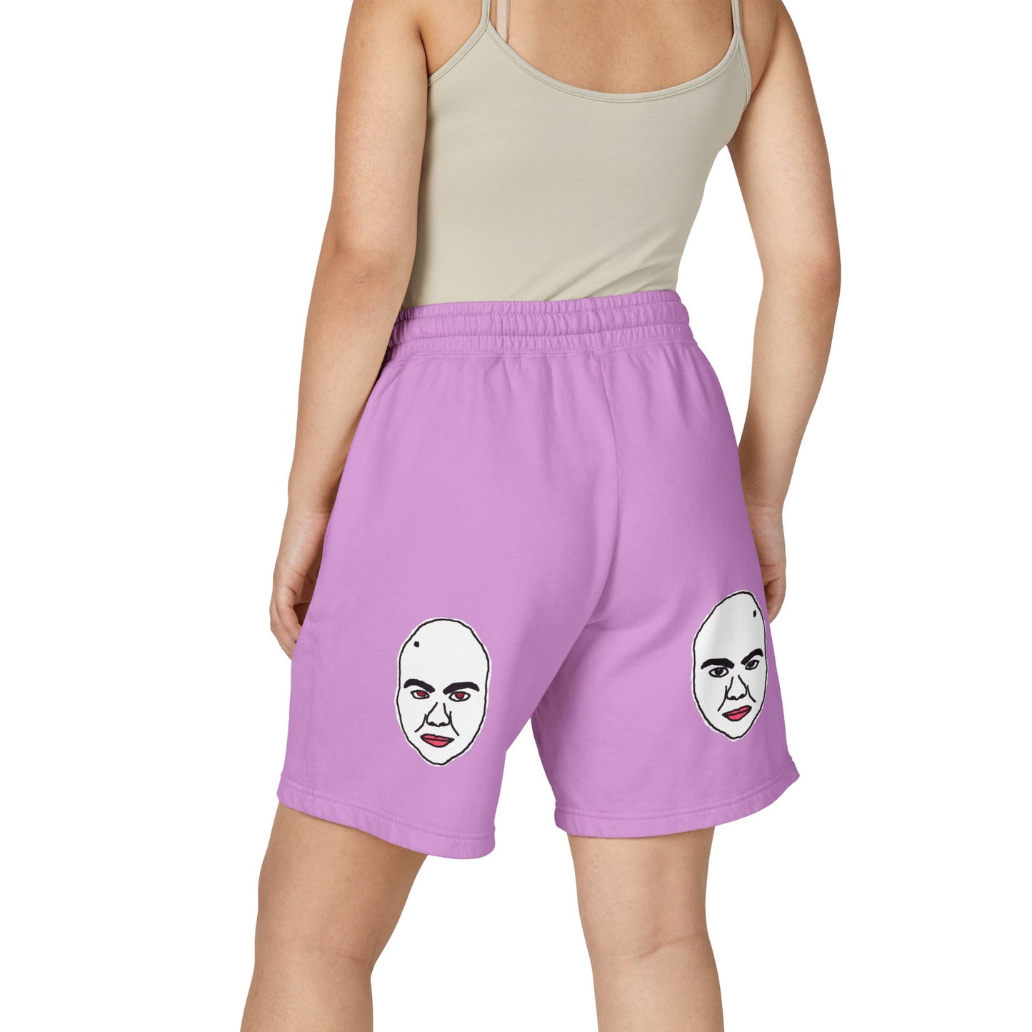 TROL Unisex Garment-Dyed Lightweight Fleece Sweat Shorts