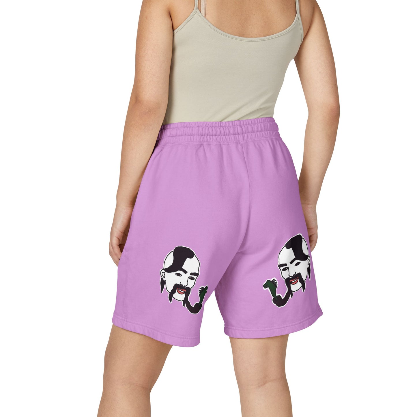 TROL Unisex Garment-Dyed Lightweight Fleece Sweat Shorts