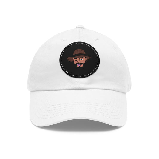 TROL Dad Hat with Leather Patch (Round)