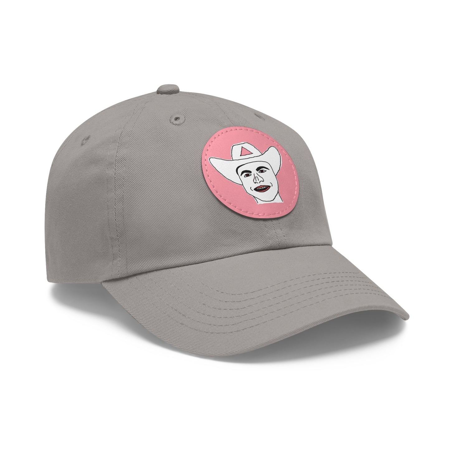 TROL Dad Hat with Leather Patch (Round)