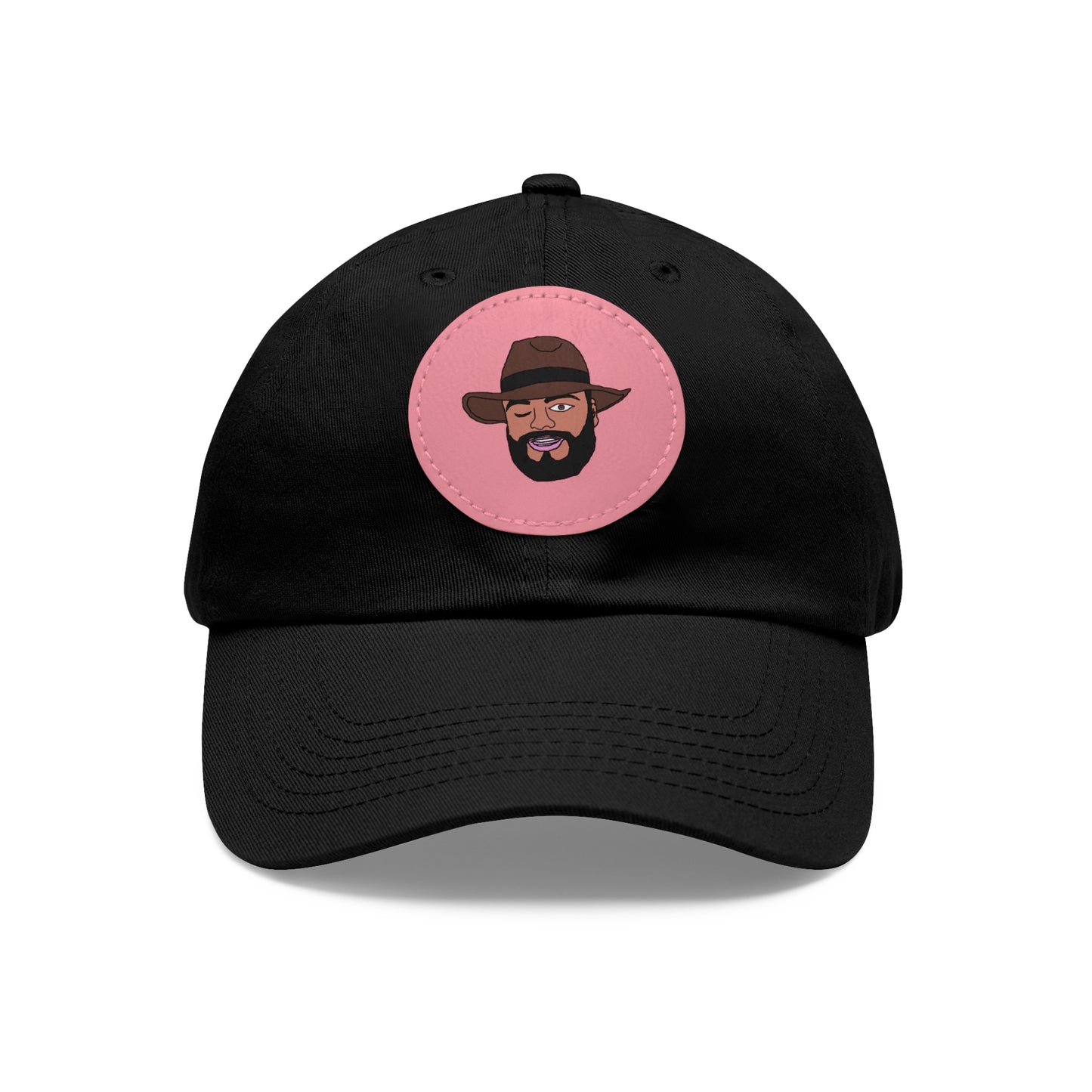 TROL Dad Hat with Leather Patch (Round)