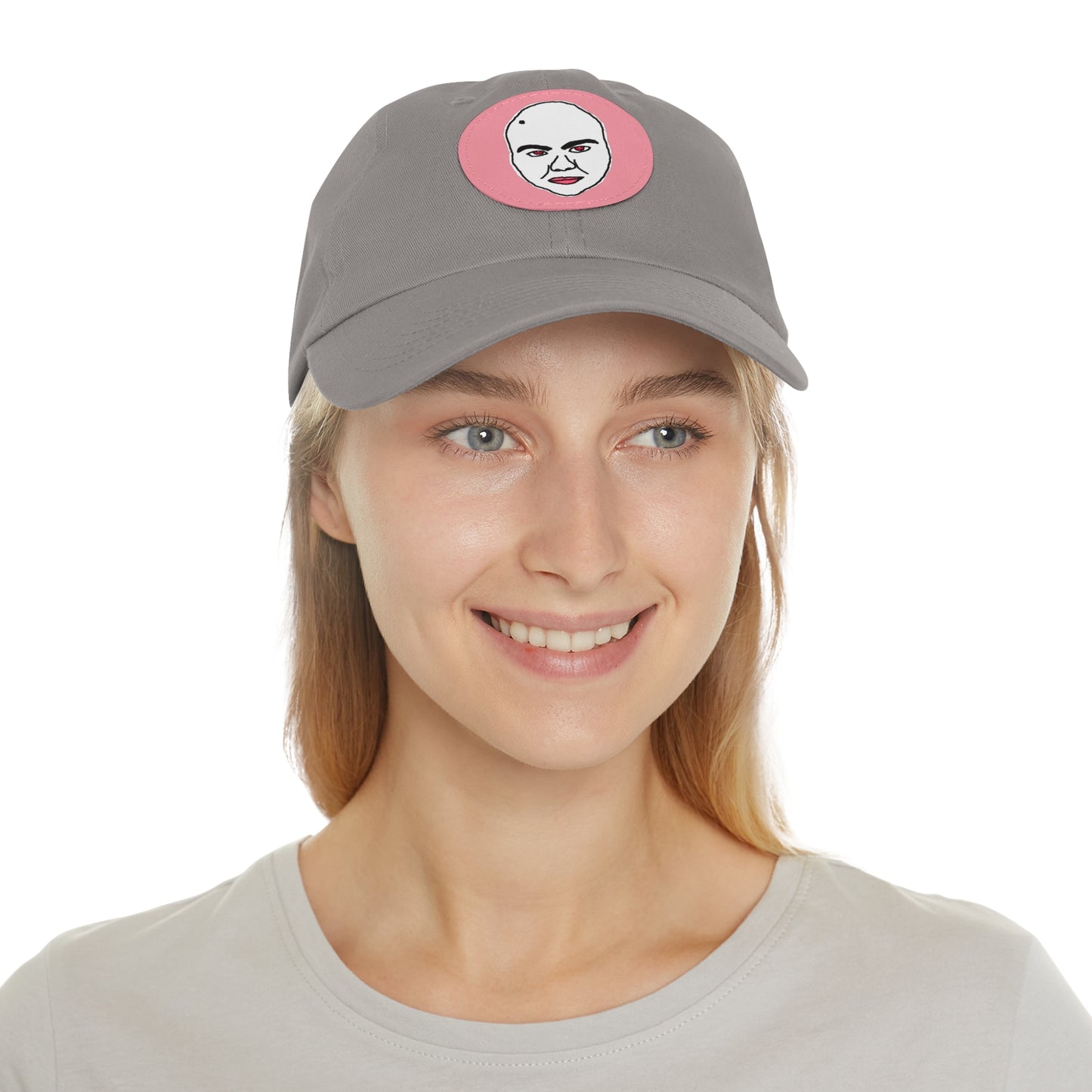 TROL Dad Hat with Leather Patch (Round)