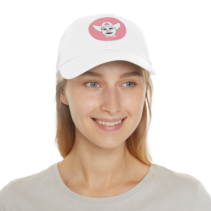 TROL Dad Hat with Leather Patch (Round)
