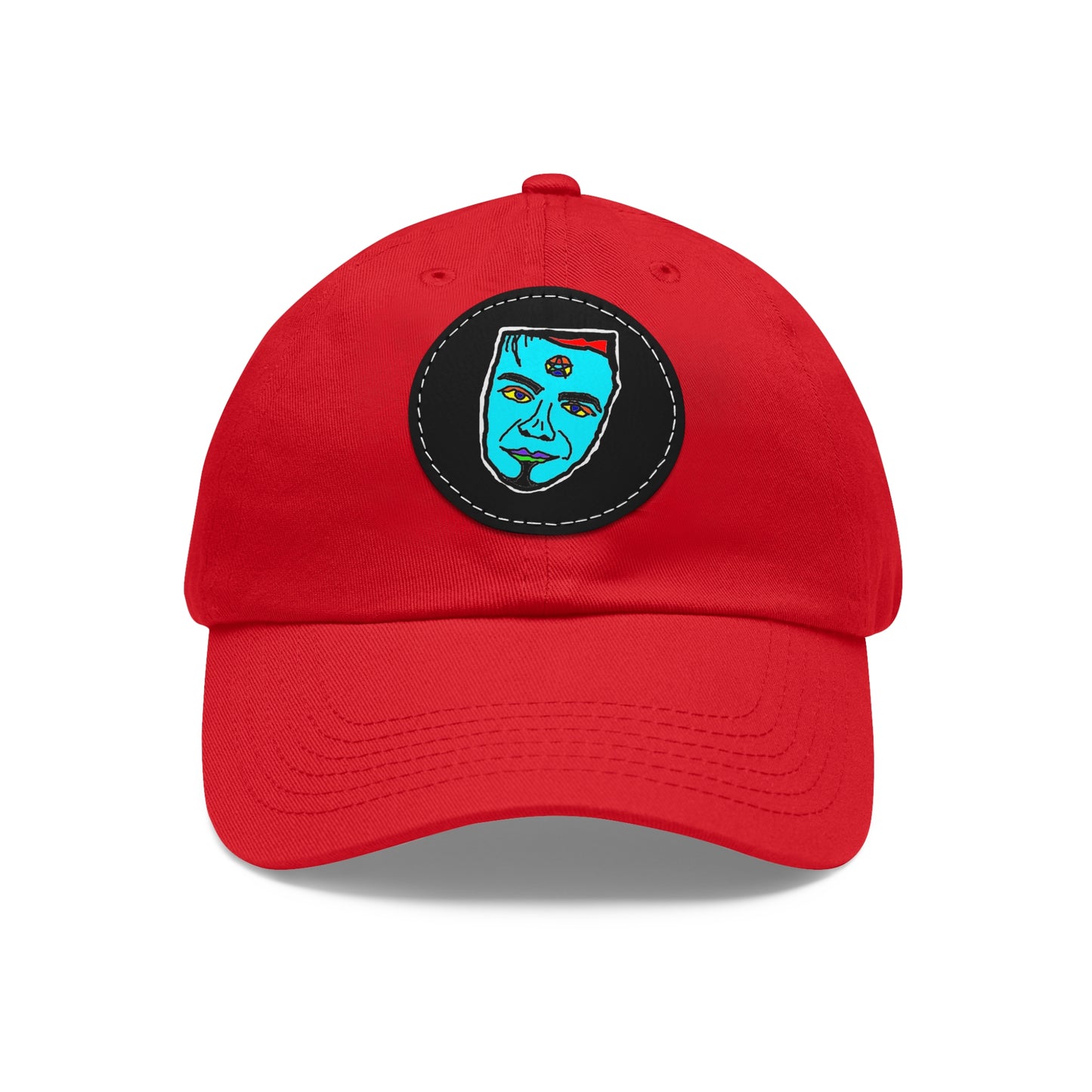 TROL Dad Hat with Leather Patch (Round)