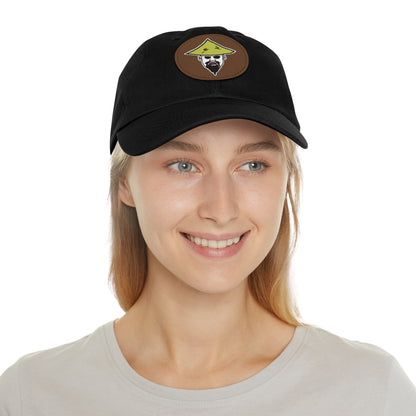 TROL Dad Hat with Leather Patch (Round)