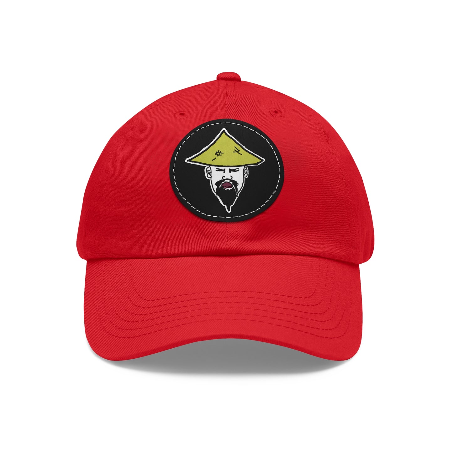 TROL Dad Hat with Leather Patch (Round)