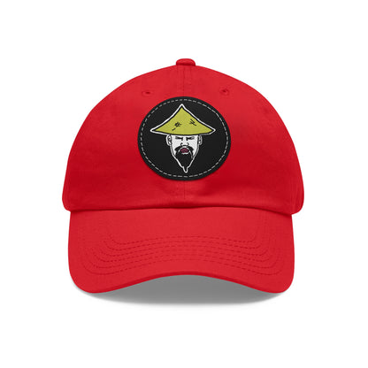 TROL Dad Hat with Leather Patch (Round)
