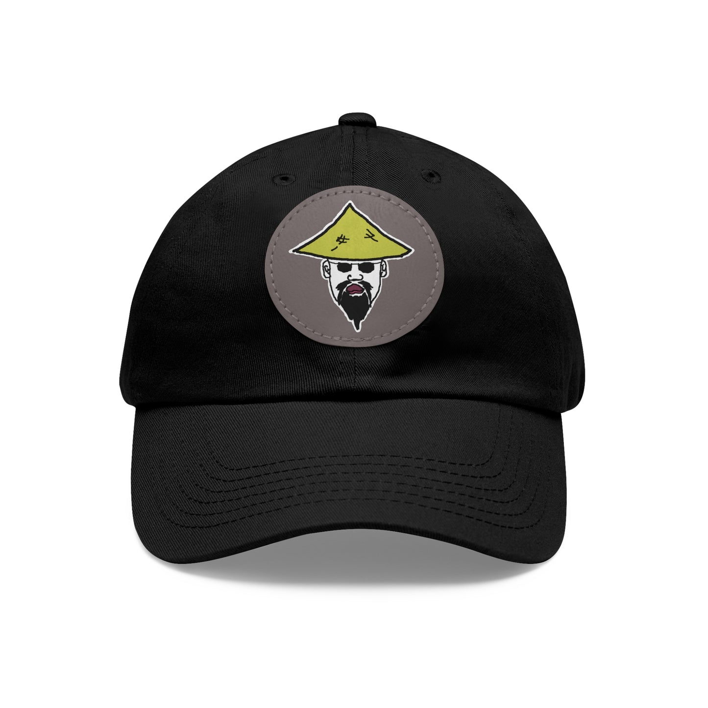 TROL Dad Hat with Leather Patch (Round)
