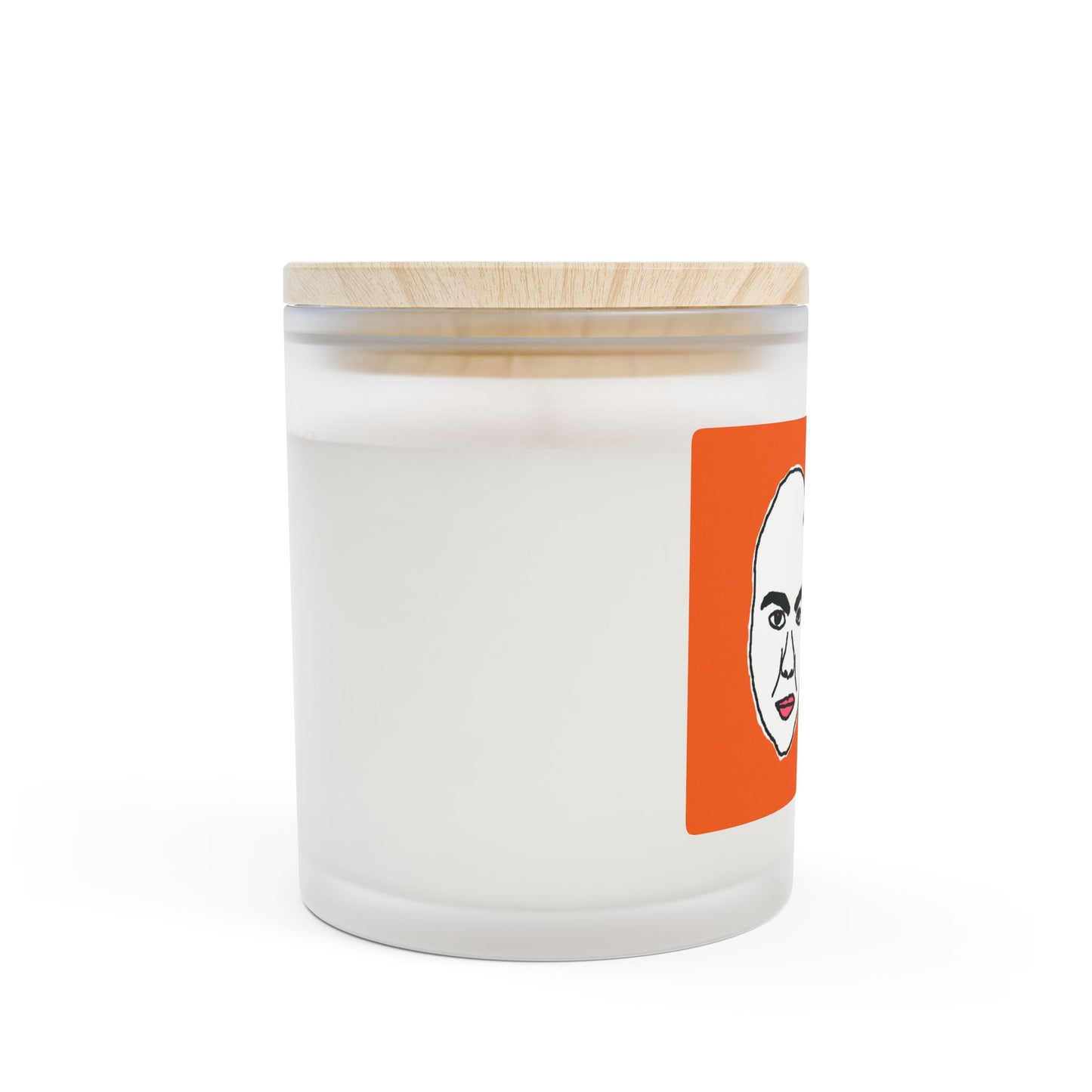 TROL Frosted Glass Candle, 11oz