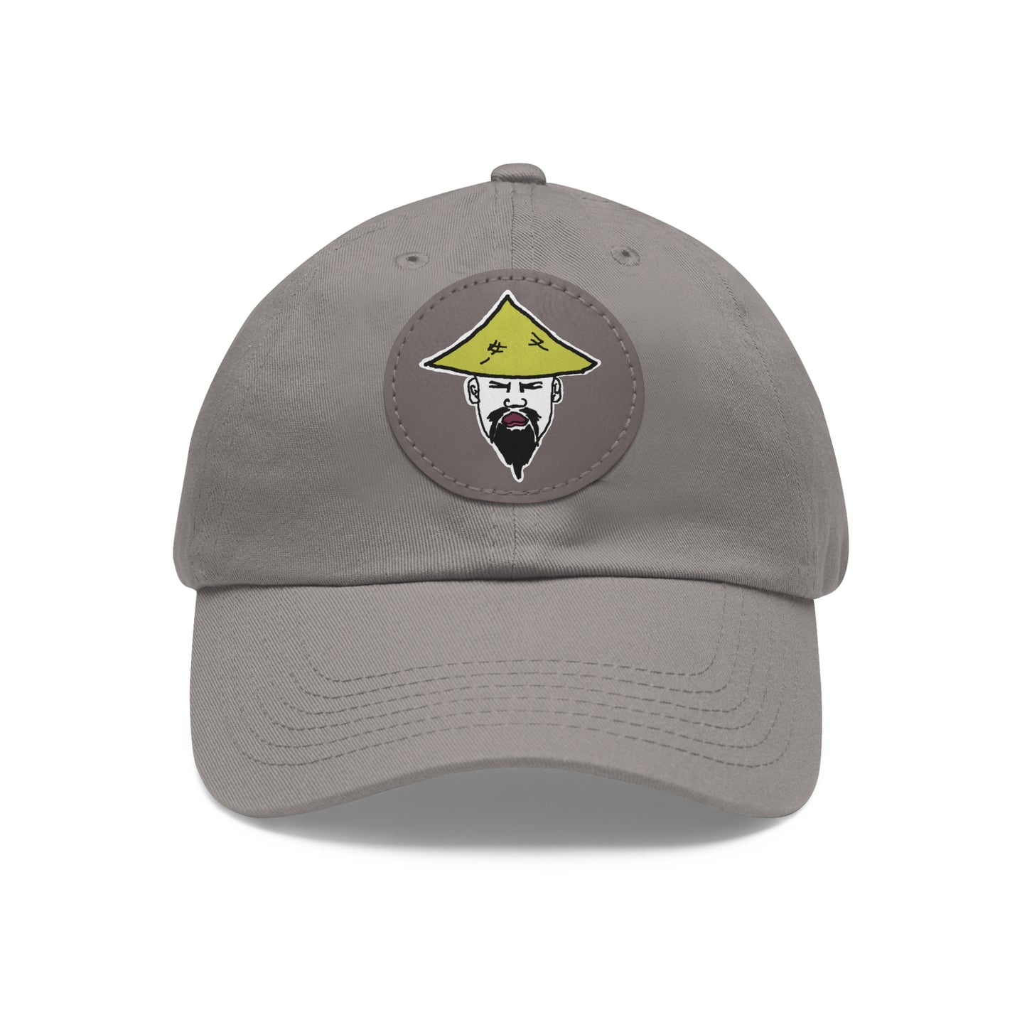 TROL Dad Hat with Leather Patch (Round)
