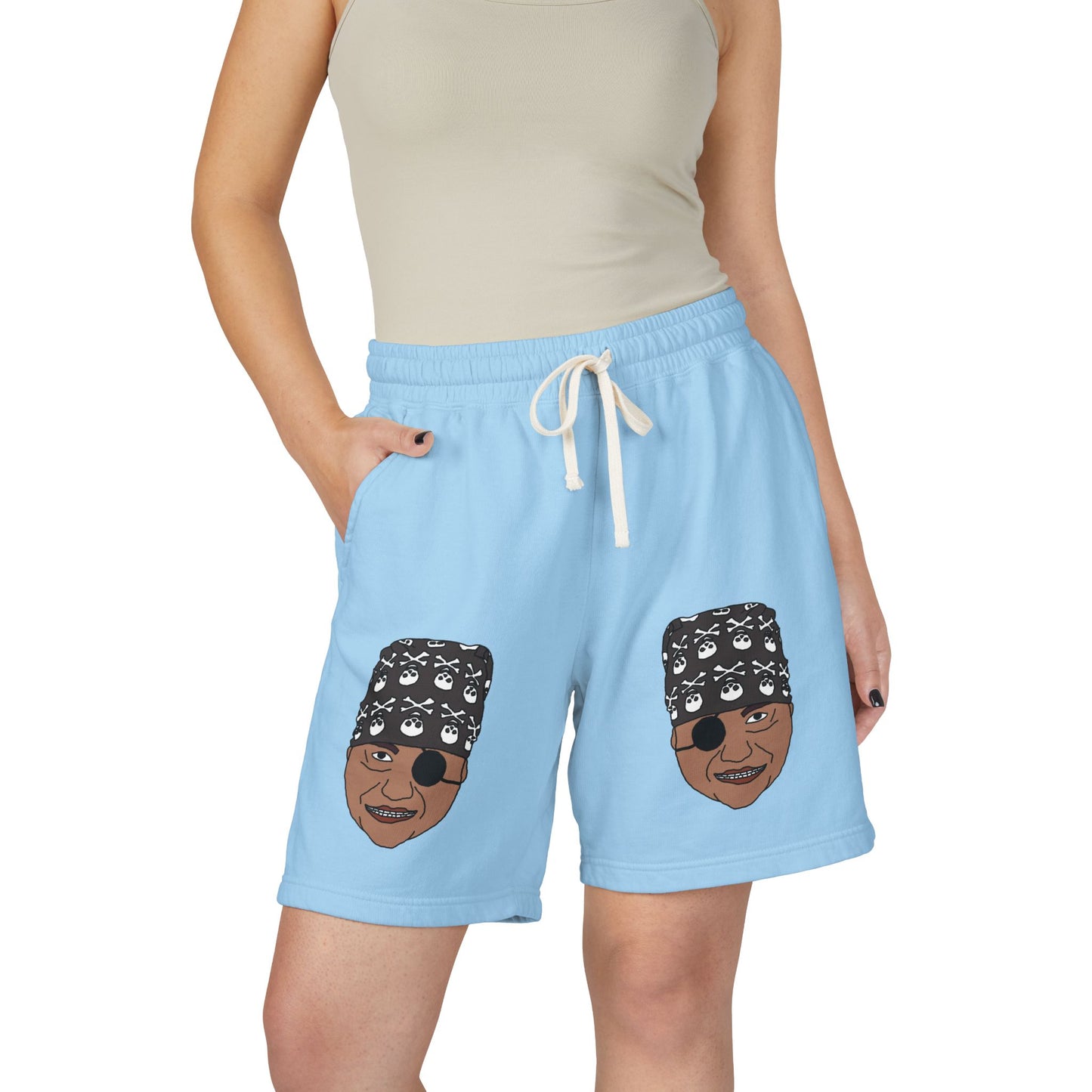 TROL Unisex Garment-Dyed Lightweight Fleece Sweat Shorts
