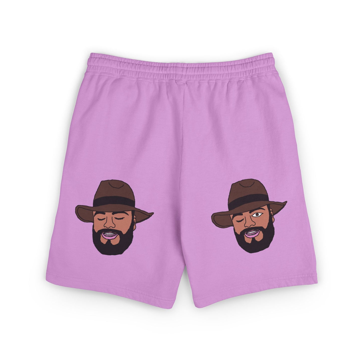 TROL Unisex Garment-Dyed Lightweight Fleece Sweat Shorts