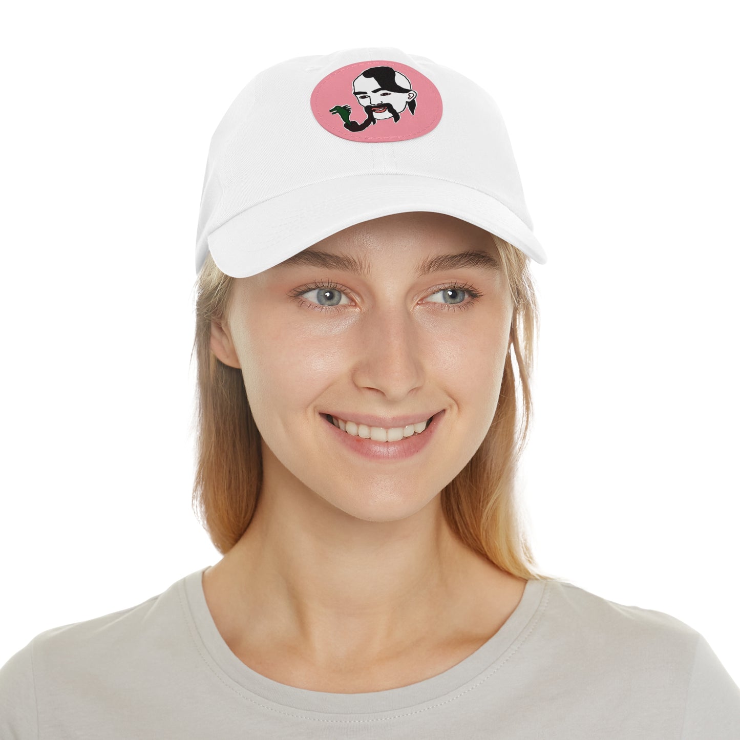 TROL Dad Hat with Leather Patch (Round)