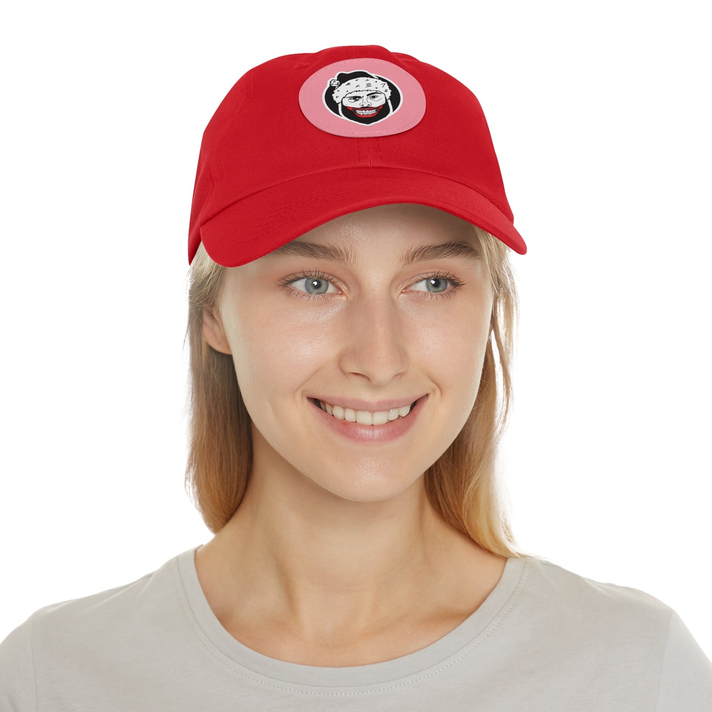 TROL Dad Hat with Leather Patch (Round)