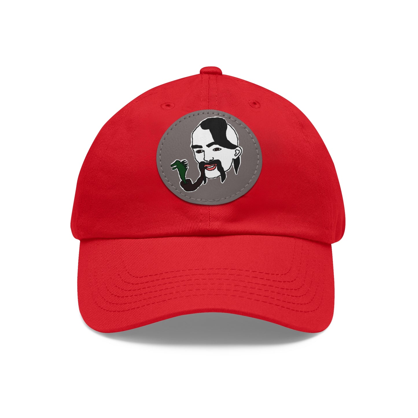 TROL Dad Hat with Leather Patch (Round)