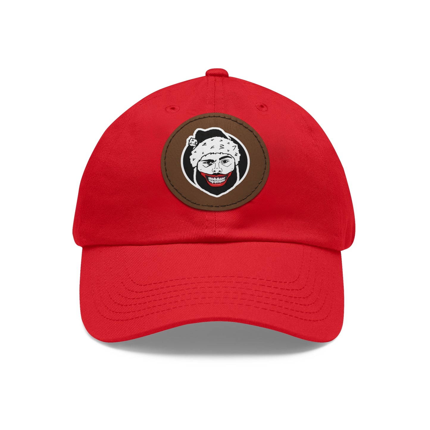 TROL Dad Hat with Leather Patch (Round)