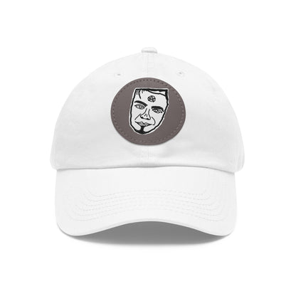 TROL Dad Hat with Leather Patch (Round)