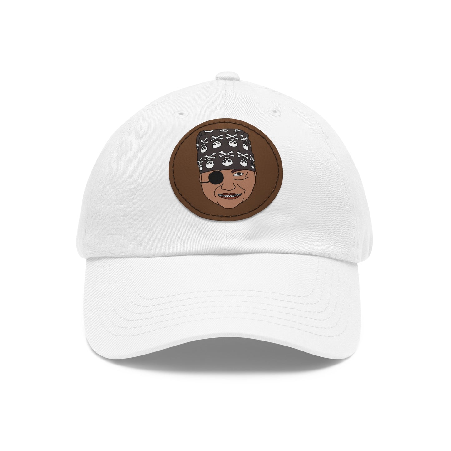 TROL Dad Hat with Leather Patch (Round)