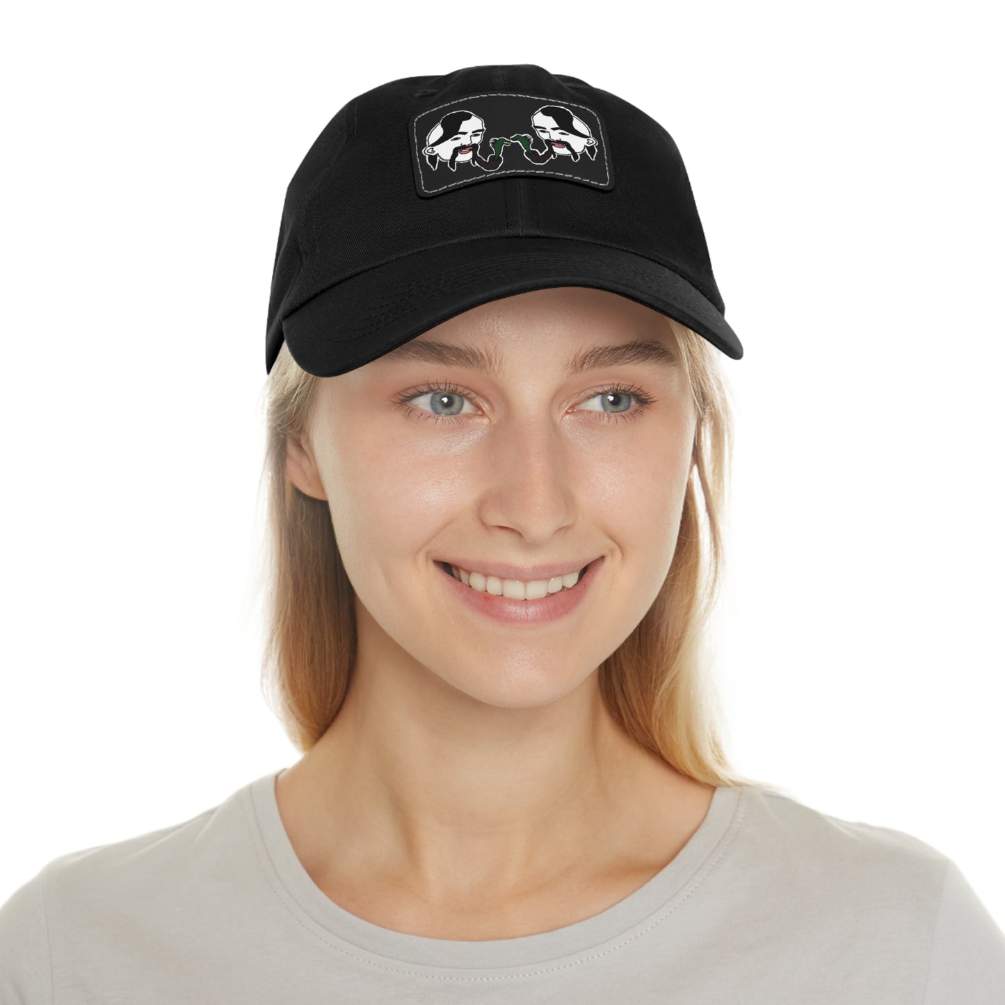 TROL Dad Hat with Leather Patch (Rectangle)