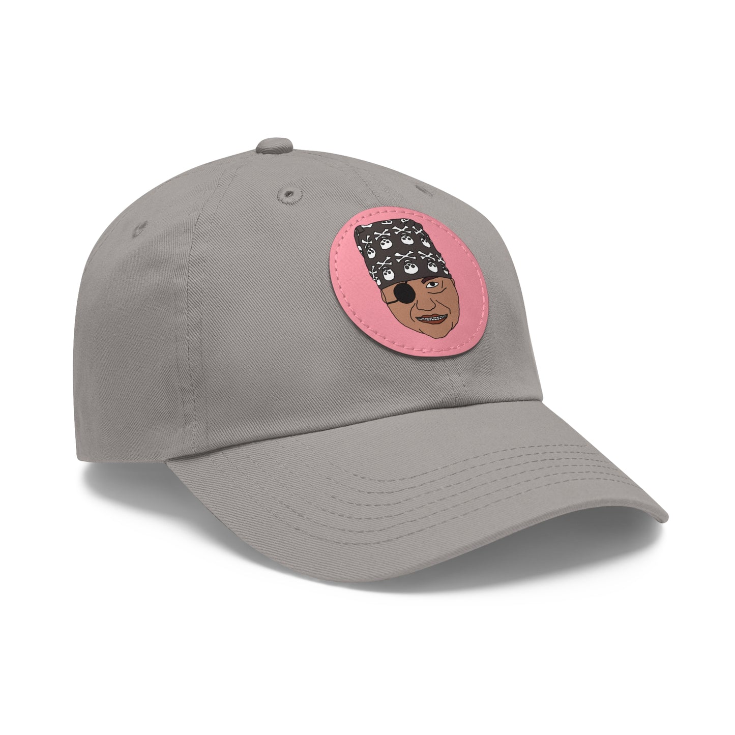 TROL Dad Hat with Leather Patch (Round)