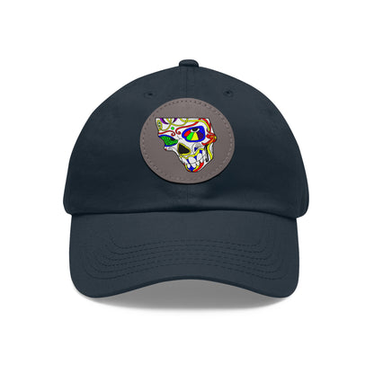 TROL Dad Hat with Leather Patch (Round)