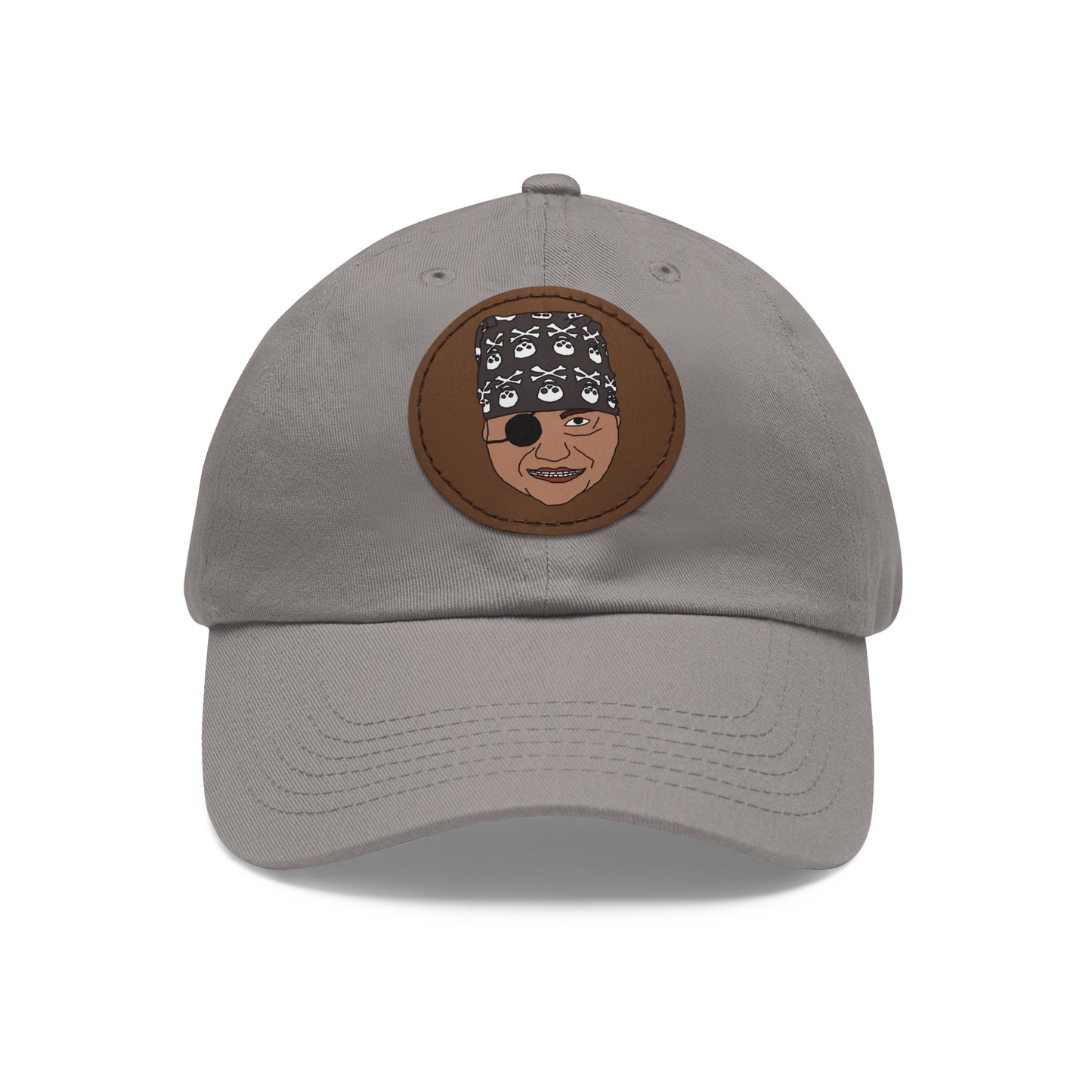 TROL Dad Hat with Leather Patch (Round)