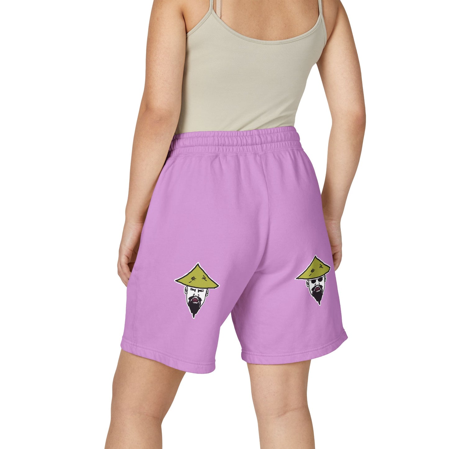 TROL Unisex Garment-Dyed Lightweight Fleece Sweat Shorts