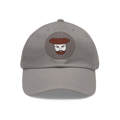 TROL Dad Hat with Leather Patch (Round)