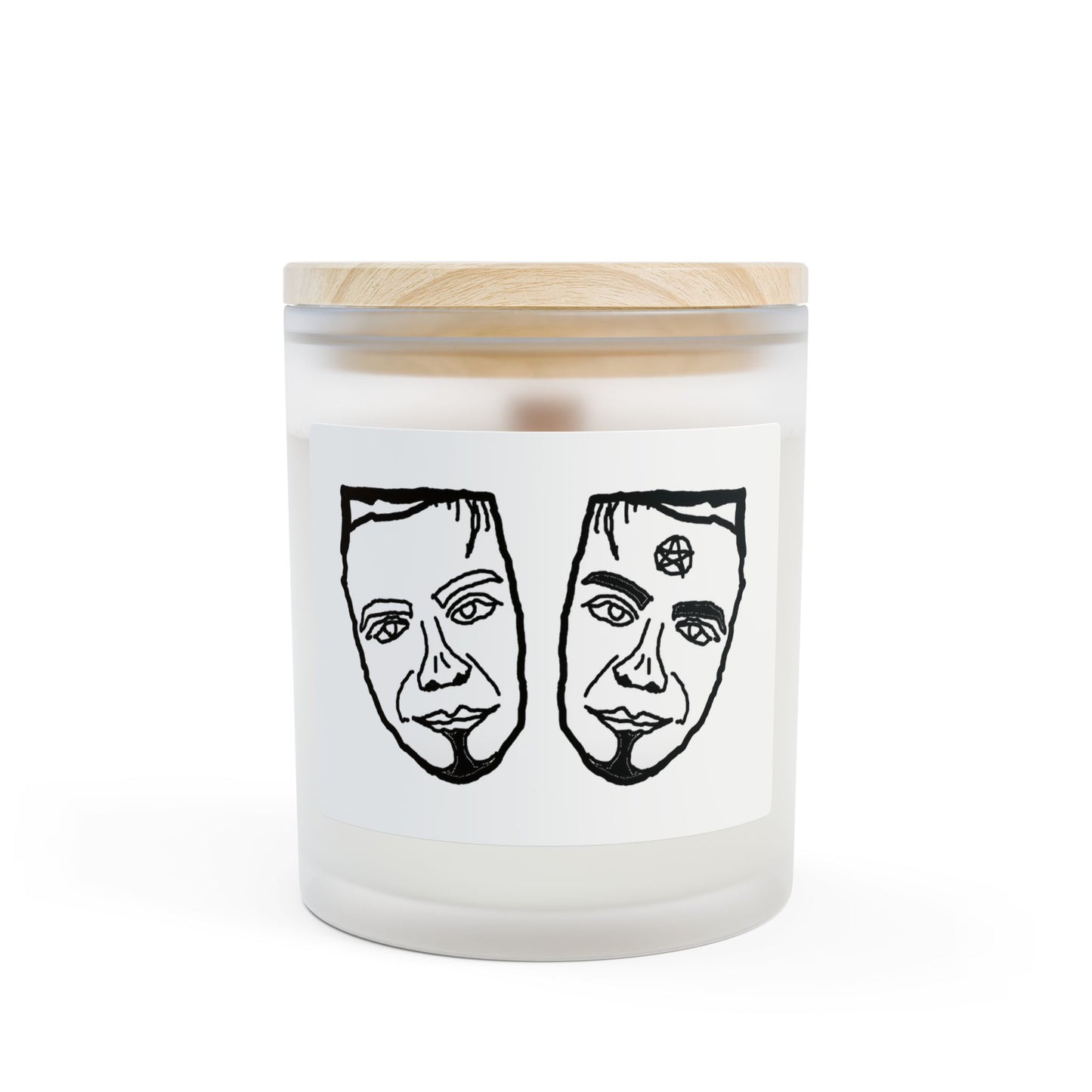 TROL Frosted Glass Candle, 11oz