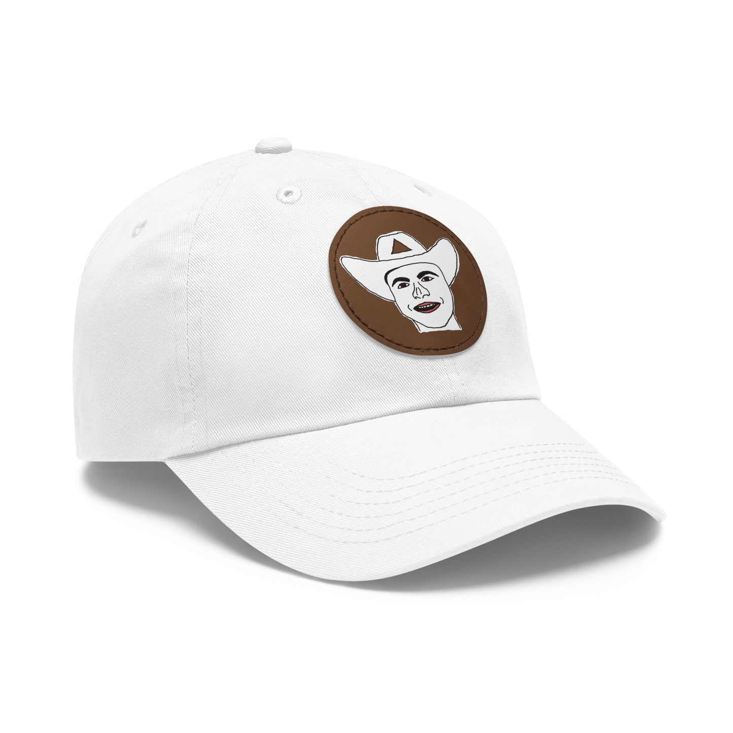 TROL Dad Hat with Leather Patch (Round)