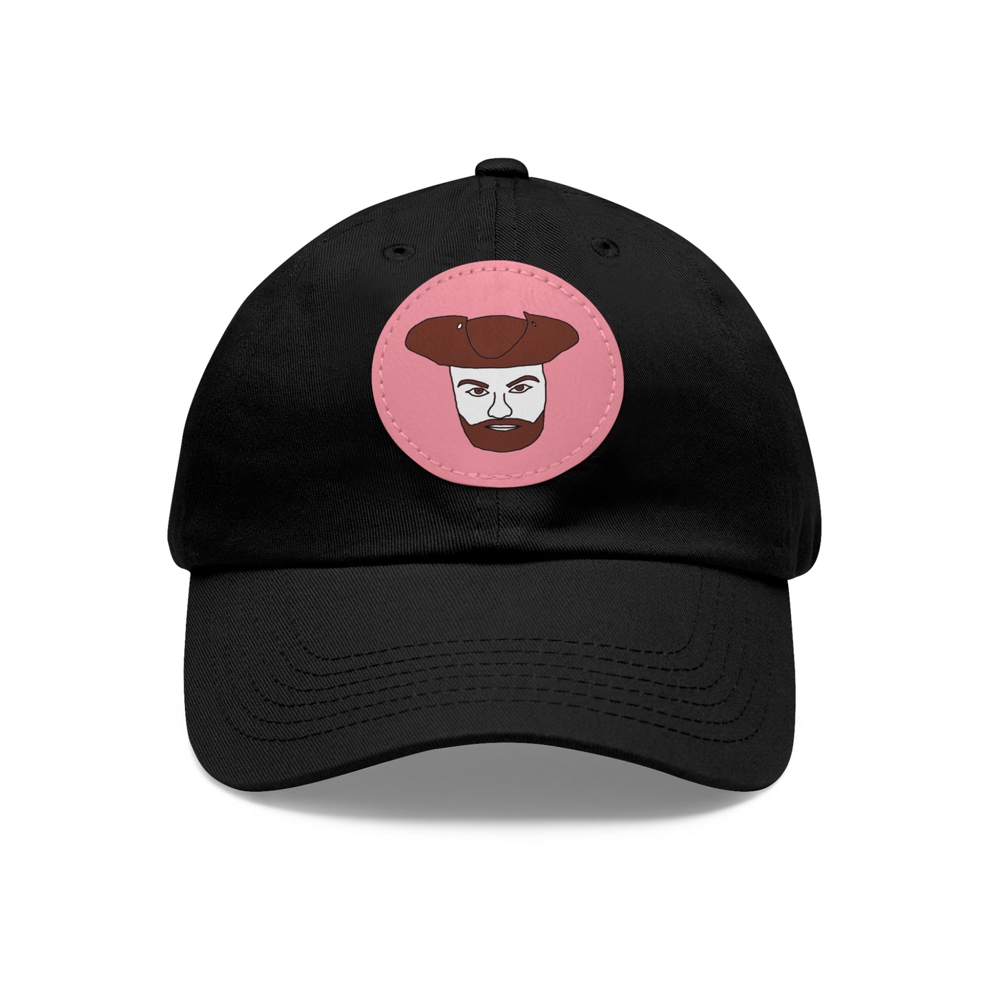 TROL Dad Hat with Leather Patch (Round)