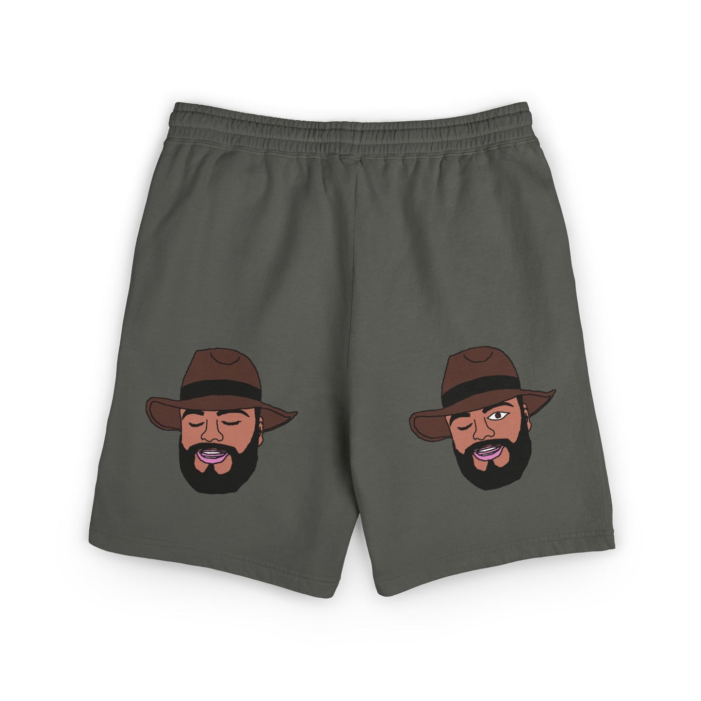 TROL Unisex Garment-Dyed Lightweight Fleece Sweat Shorts