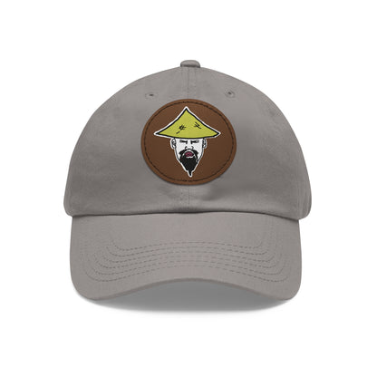 TROL Dad Hat with Leather Patch (Round)