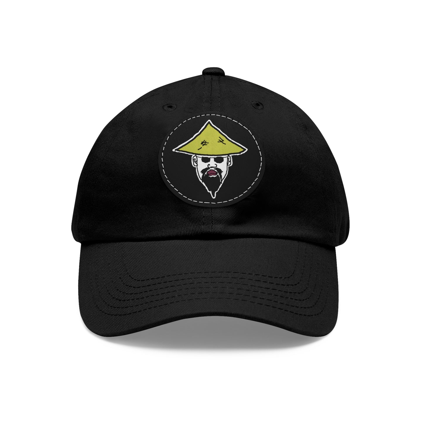 TROL Dad Hat with Leather Patch (Round)