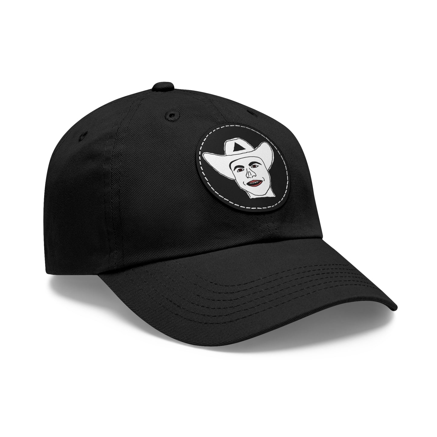 TROL Dad Hat with Leather Patch (Round)