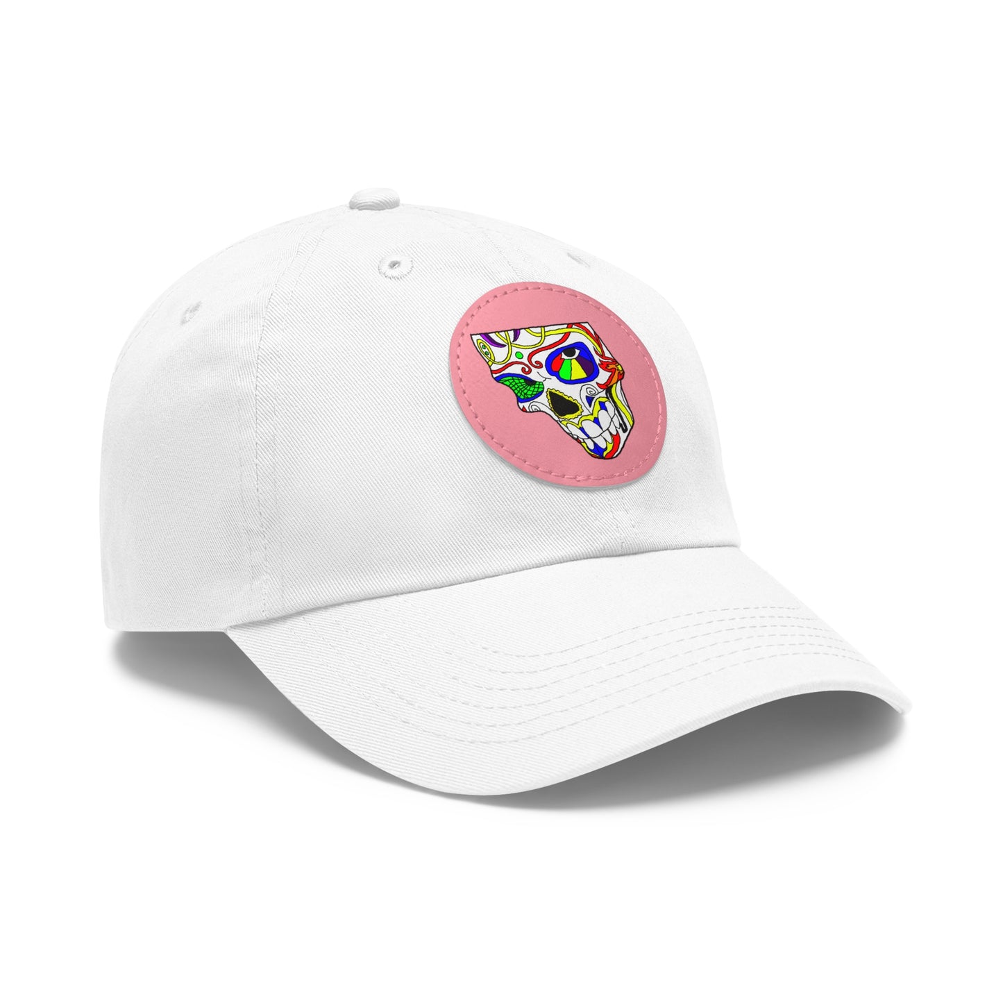 TROL Dad Hat with Leather Patch (Round)