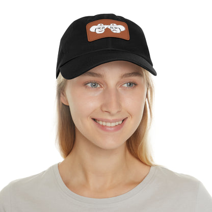 TROL Dad Hat with Leather Patch (Rectangle)