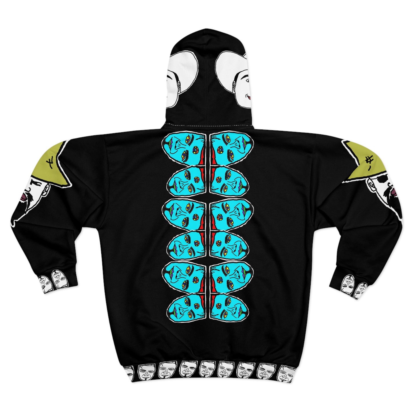 TROL Unisex Zip Hoodie (AOP)