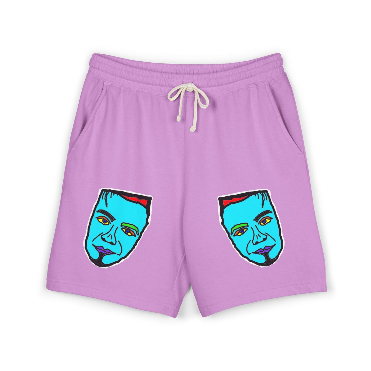 TROL Unisex Garment-Dyed Lightweight Fleece Sweat Shorts