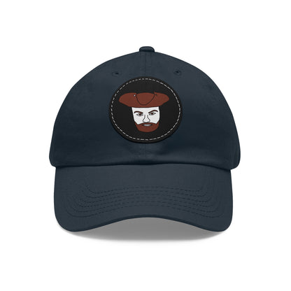 TROL Dad Hat with Leather Patch (Round)