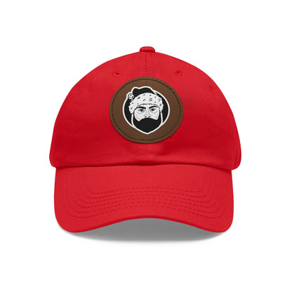 TROL Dad Hat with Leather Patch (Round)