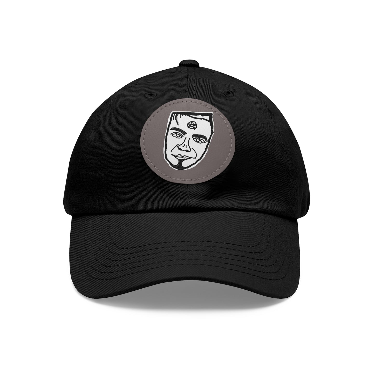 TROL Dad Hat with Leather Patch (Round)