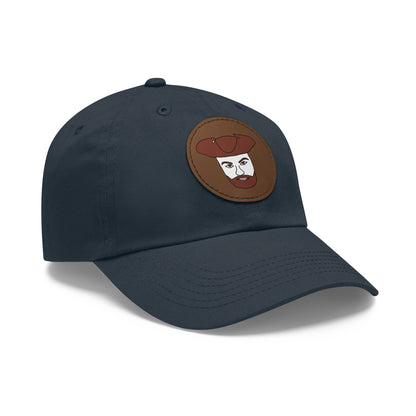 TROL Dad Hat with Leather Patch (Round)