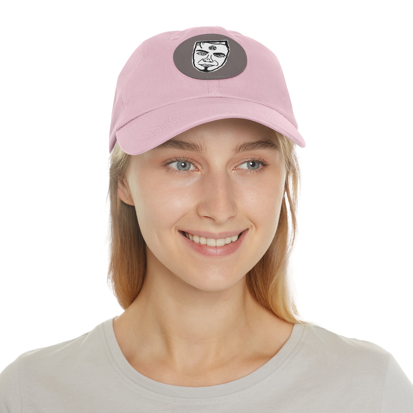 TROL Dad Hat with Leather Patch (Round)