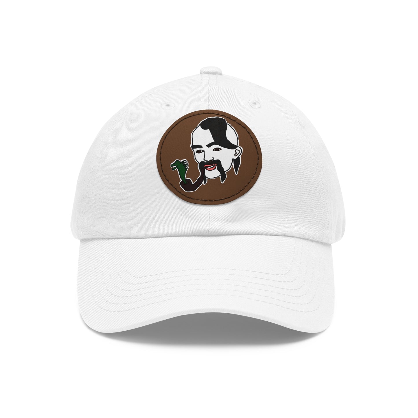 TROL Dad Hat with Leather Patch (Round)