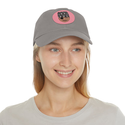 TROL Dad Hat with Leather Patch (Round)