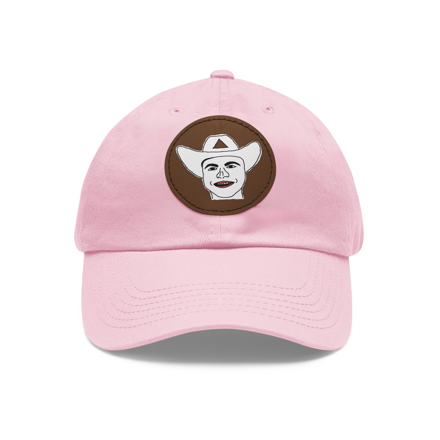 TROL Dad Hat with Leather Patch (Round)