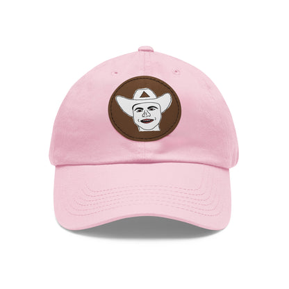 TROL Dad Hat with Leather Patch (Round)