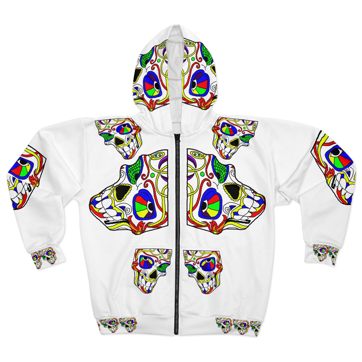 TROL Unisex Zip Hoodie (AOP)